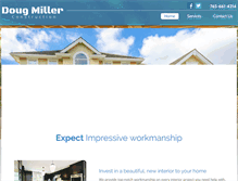 Tablet Screenshot of dougmillerconstruction.net